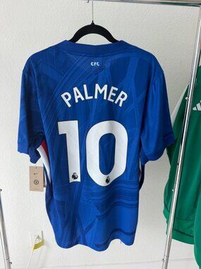 Adult Cole Palmer Blue Soccer Jersey